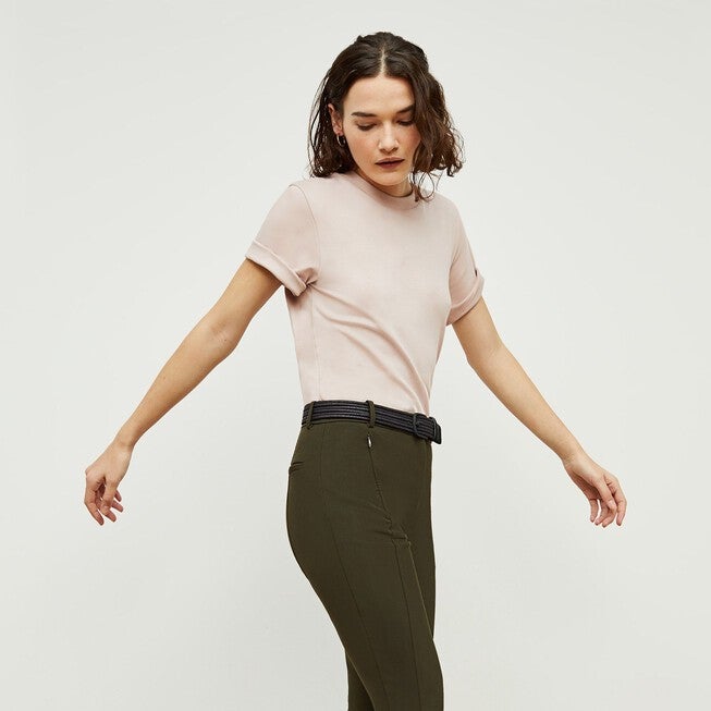 Curie Pant - PowerStretch, Dark Olive / Forest Green, alternate image number 3