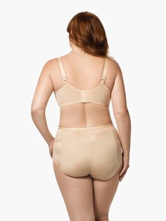 Leopard & Microfiber Brief, Nude / Tan, alternate image number 1