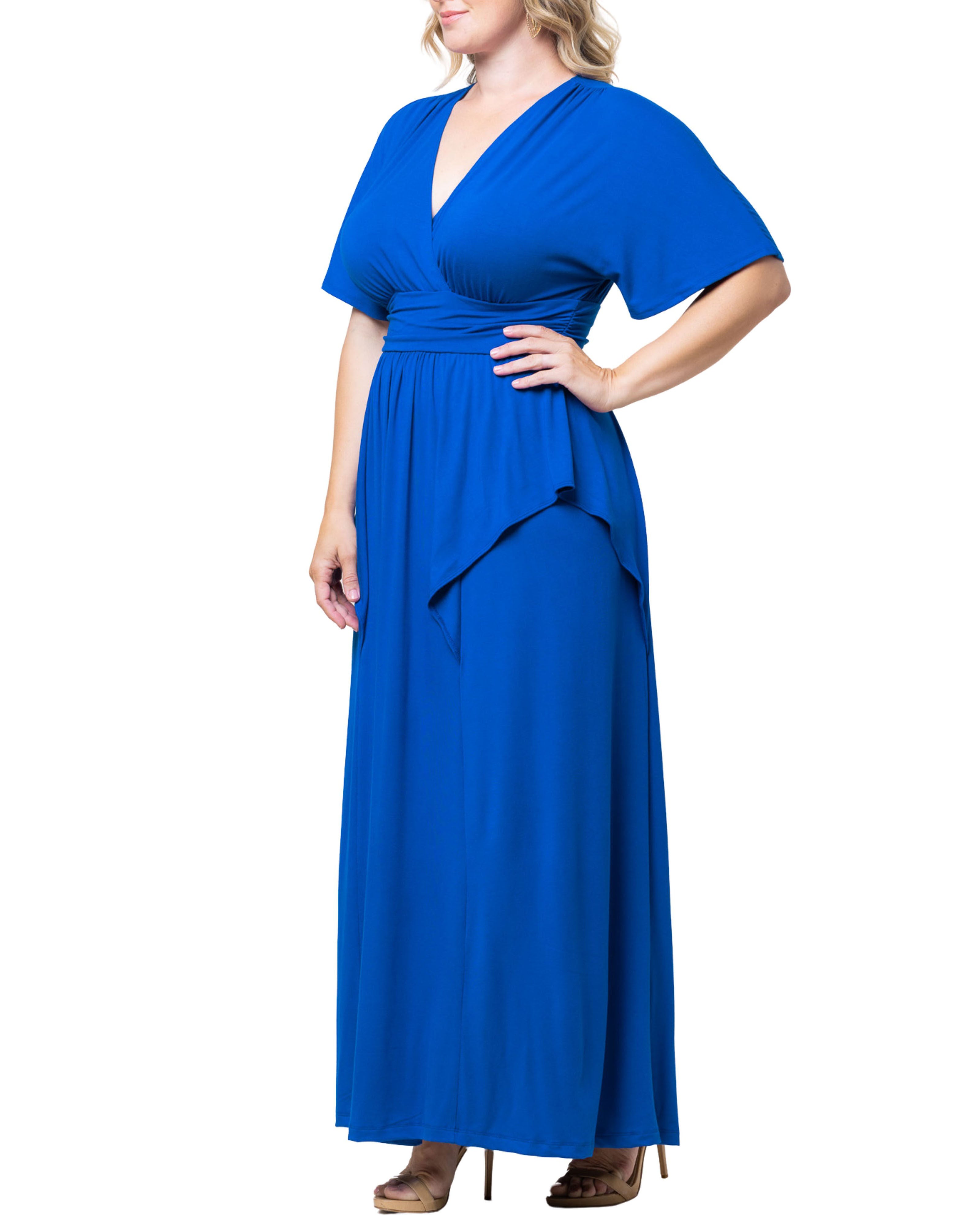Indie Flair Maxi Dress, COBALT BLUE / Cobalt, alternate image number 3