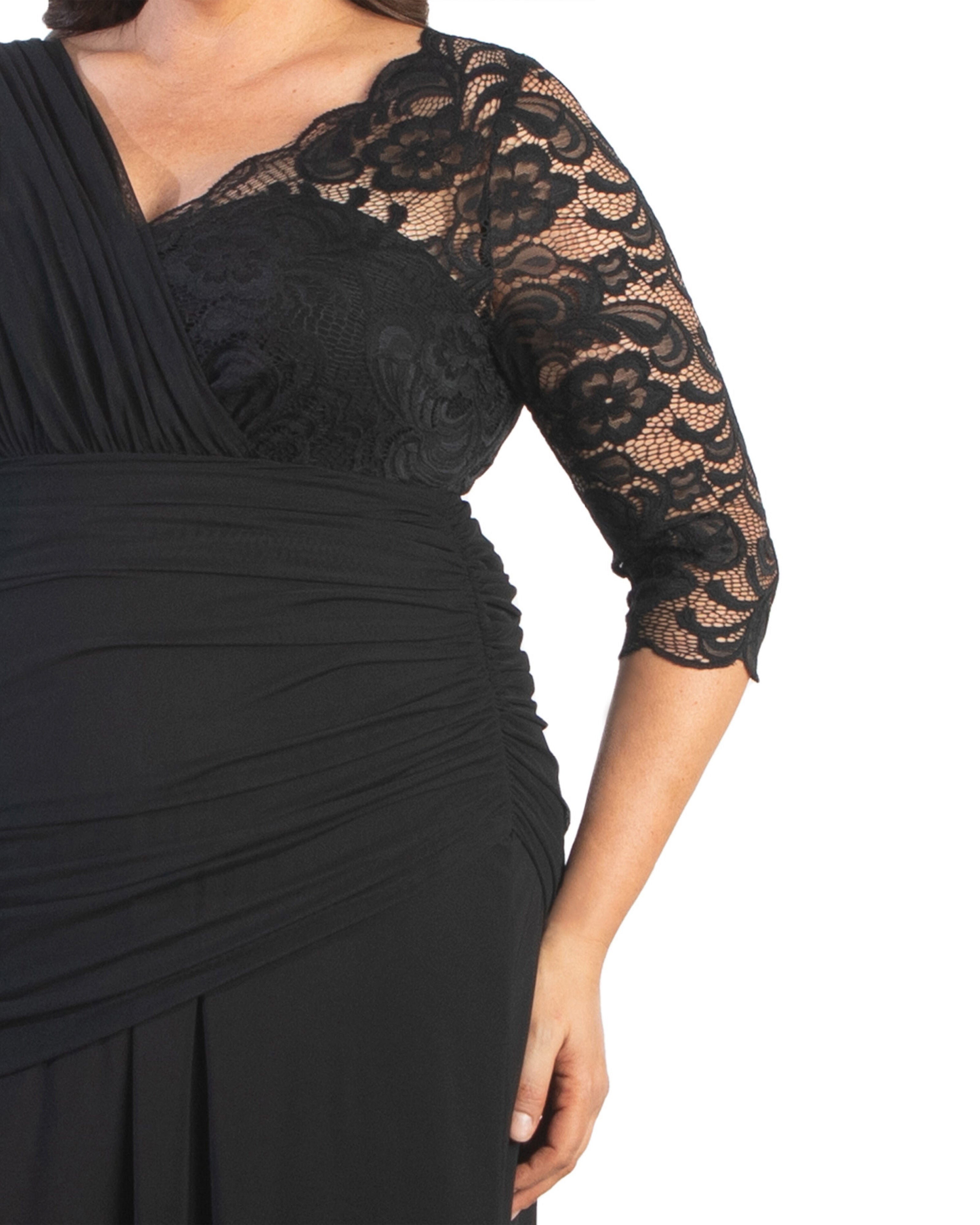 Soiree Evening Gown, ONYX / Black, alternate image number 2