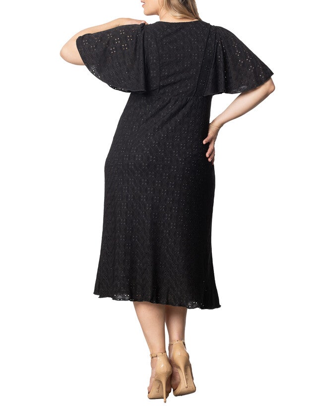 Lucy Eyelet Maxi Dress, BLACK NOIR / Black, alternate image number null