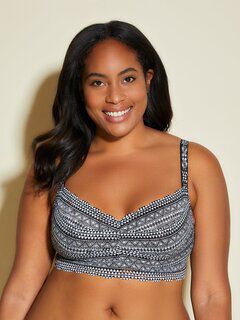 Sweetie Bralette, Geo Black White / Black, hi-res image number 0