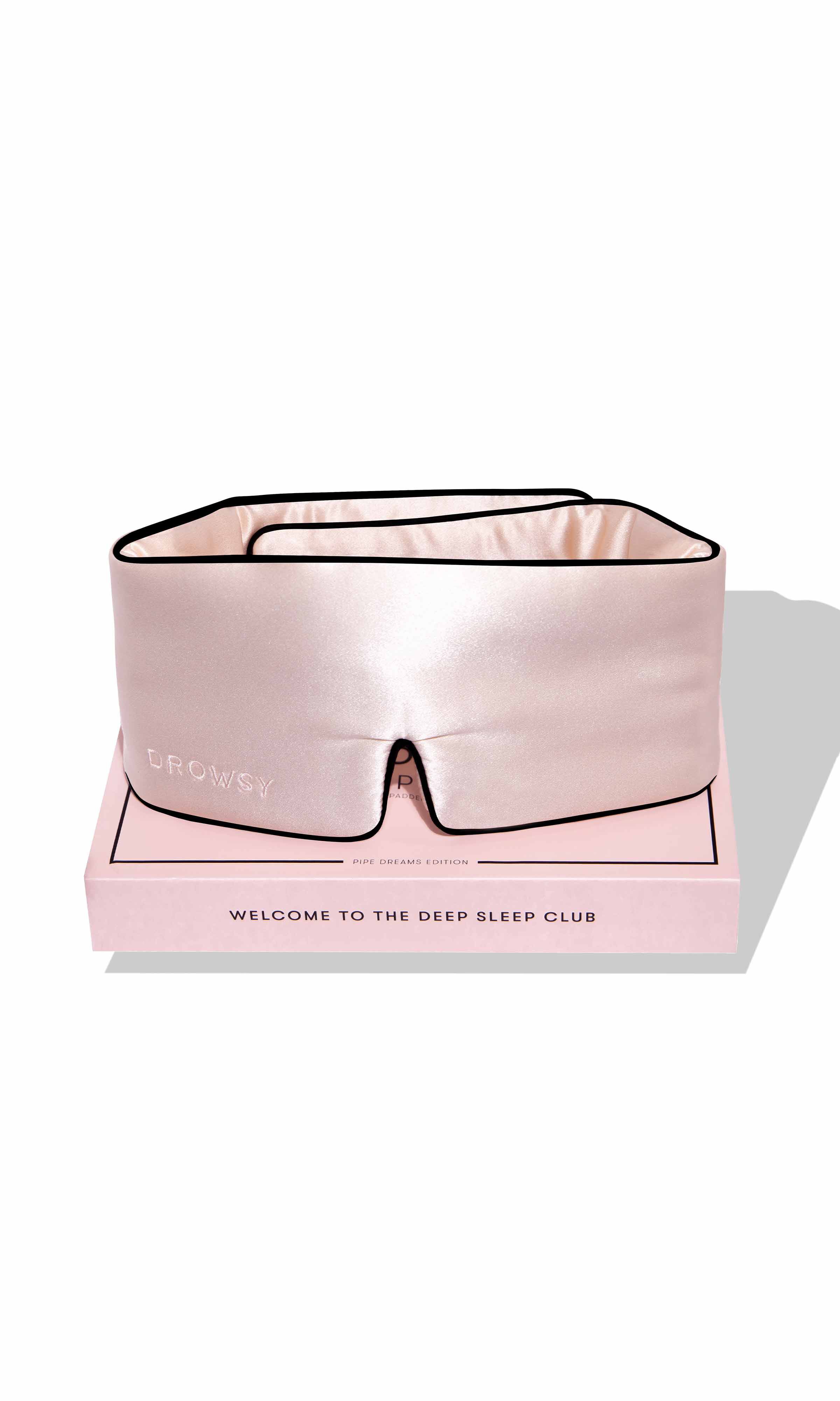 Pipe Dreams Silk Sleep Mask, Sunset Pink / Pink, hi-res image number 0