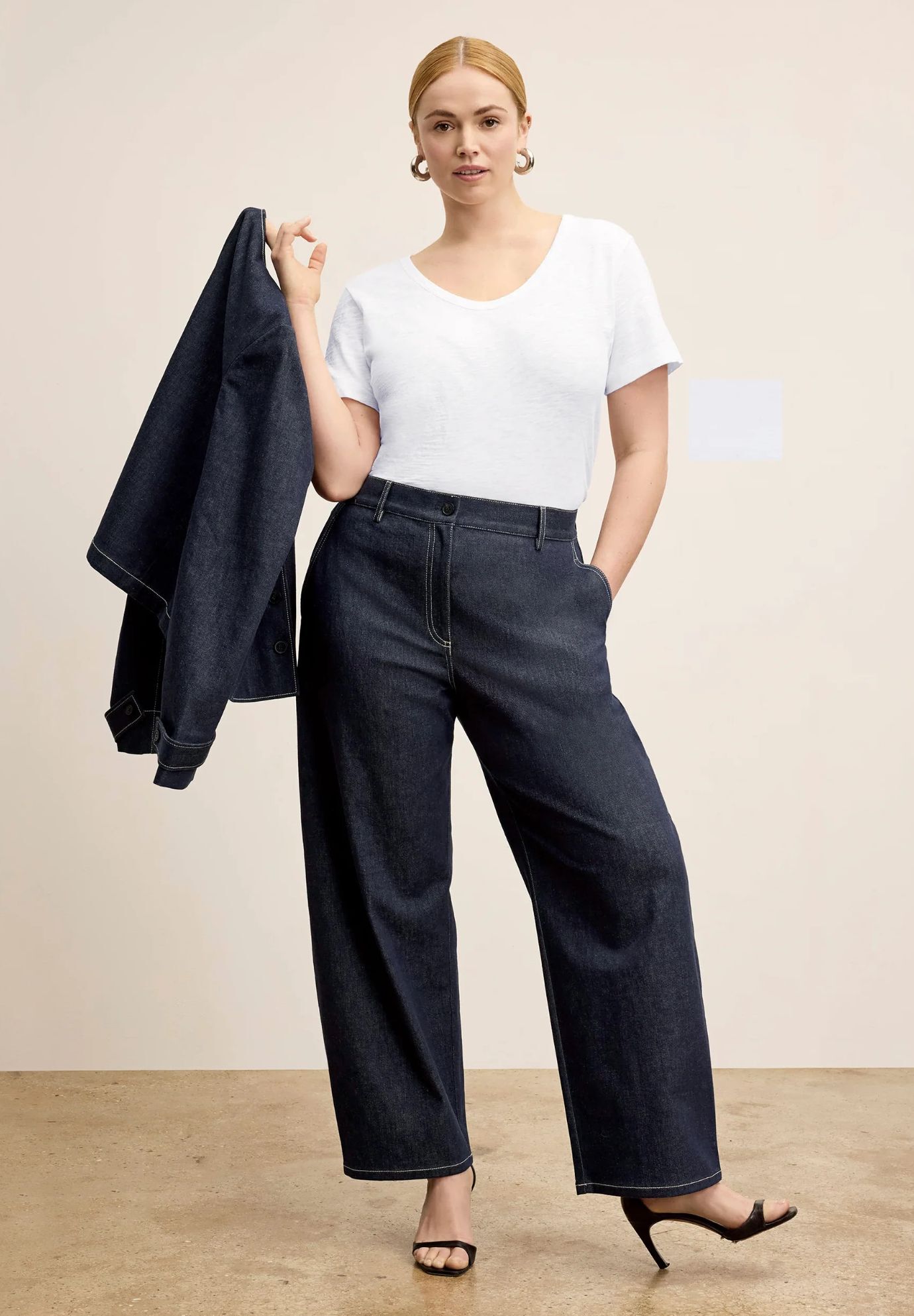 Kenya T-Shirt - Organic Cotton Slub, White / White, alternate image number 4