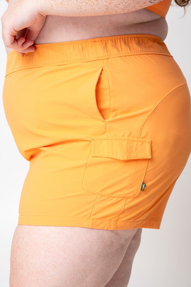 surf's up cargo shorts, tangerine / Orange, alternate image number null