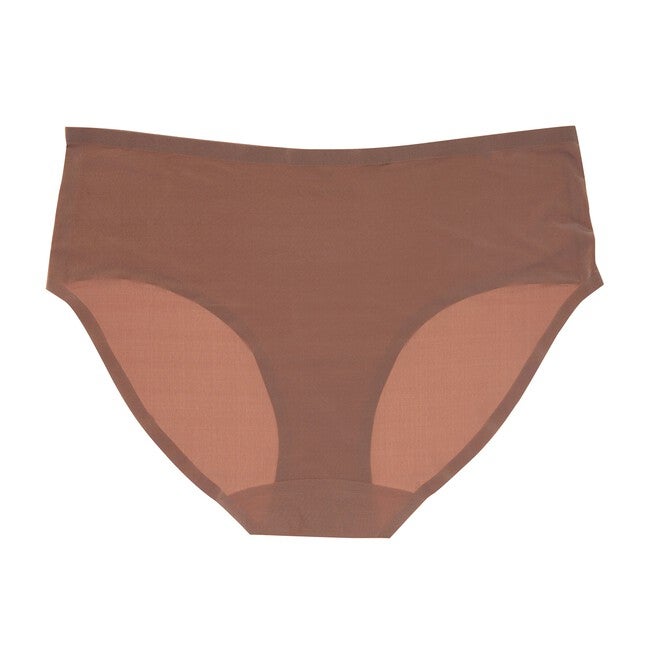 No Brainer Seamless Briefs 2 Pack Bundle, Toffee / Brown, alternate image number 2
