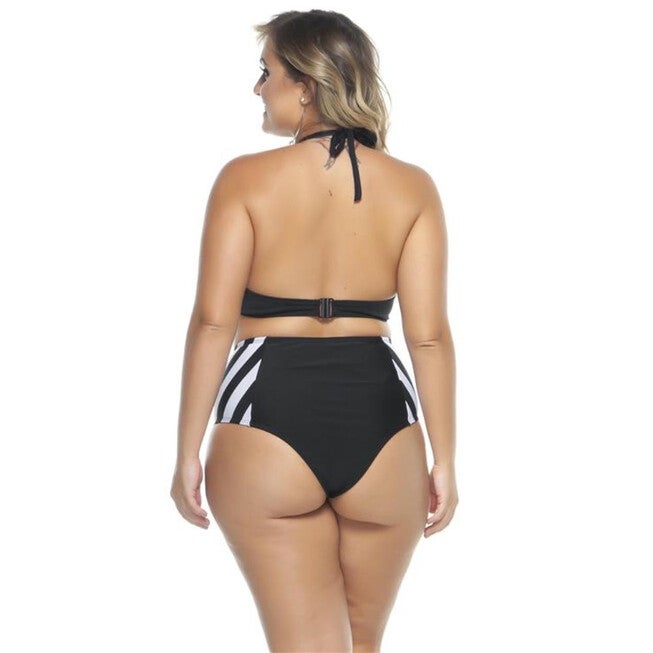 Two Colored Padded Push Up Bikini Top, , alternate image number 3