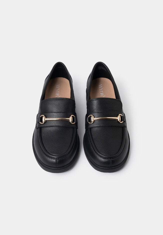 Remy Low Heel Classic Loafers, Black / Black, alternate image number 3