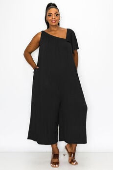 WILLOW WIDE-LEGGED POCKET JUMPSUIT