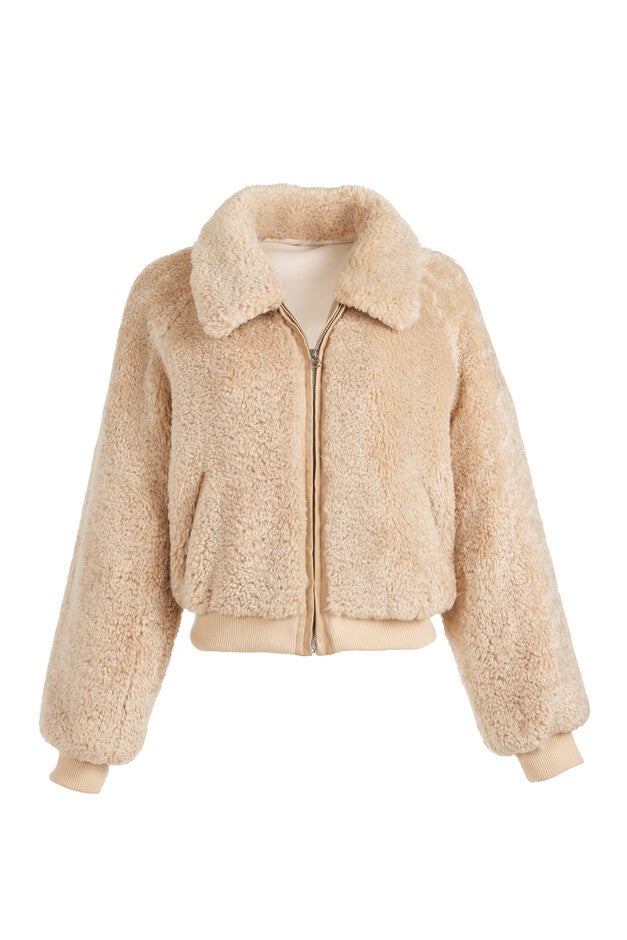 Sloane Sherpa Bomber Jacket, , alternate image number 2