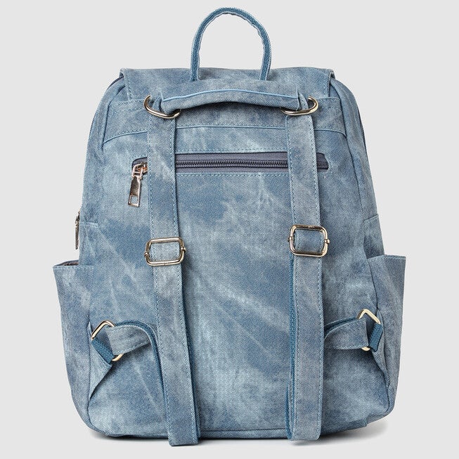 Haute Sauce Women's Tassel Backpack, Royal Blue / Royal Blue, alternate image number null