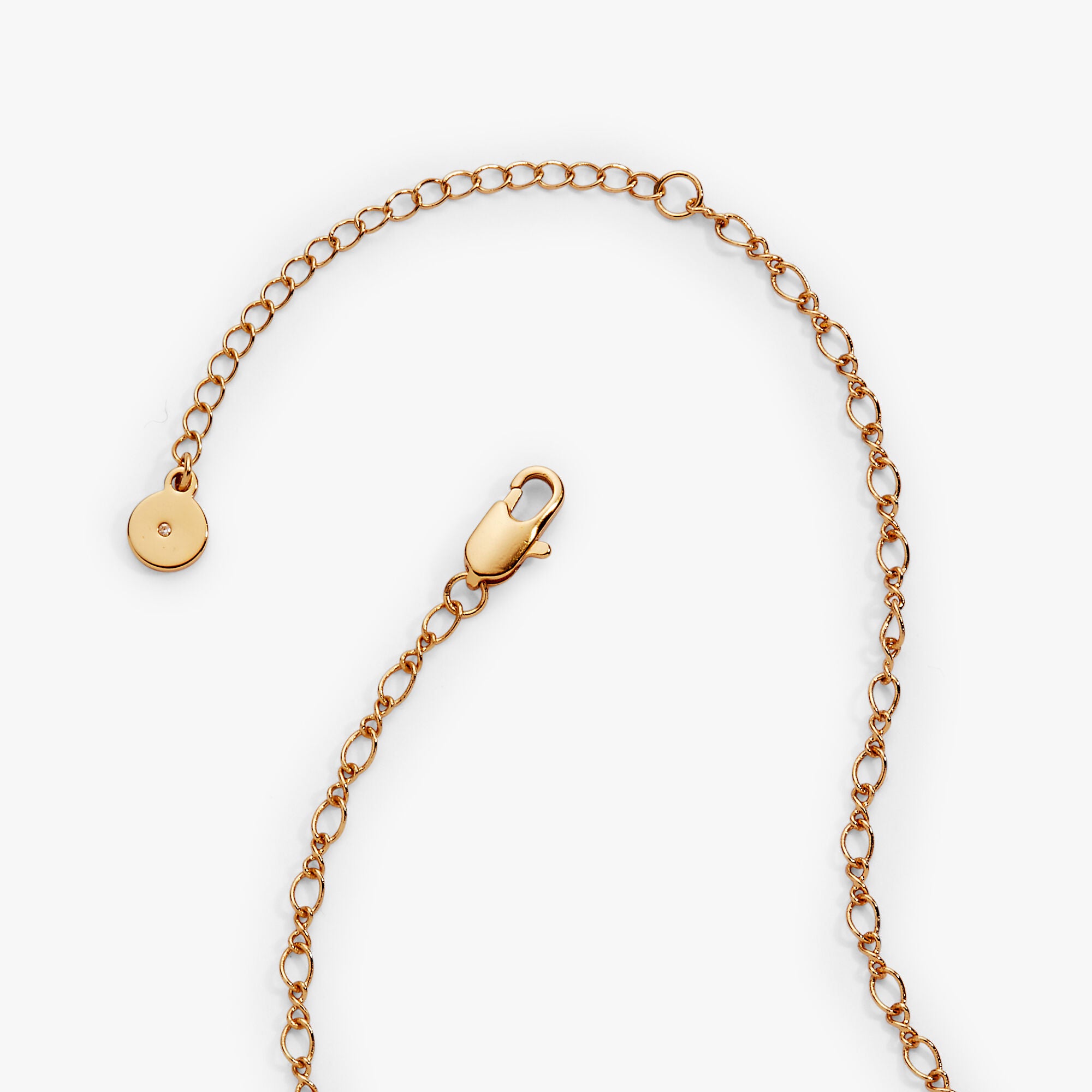 Bridal Multi-Charm Necklace, Gold / Gold, alternate image number 2