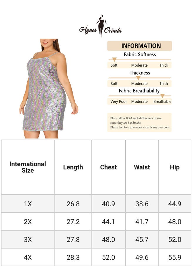 Glitter Sequin Cami Spaghetti Strap Mini Party Dress, Silver / Silver, alternate image number 4