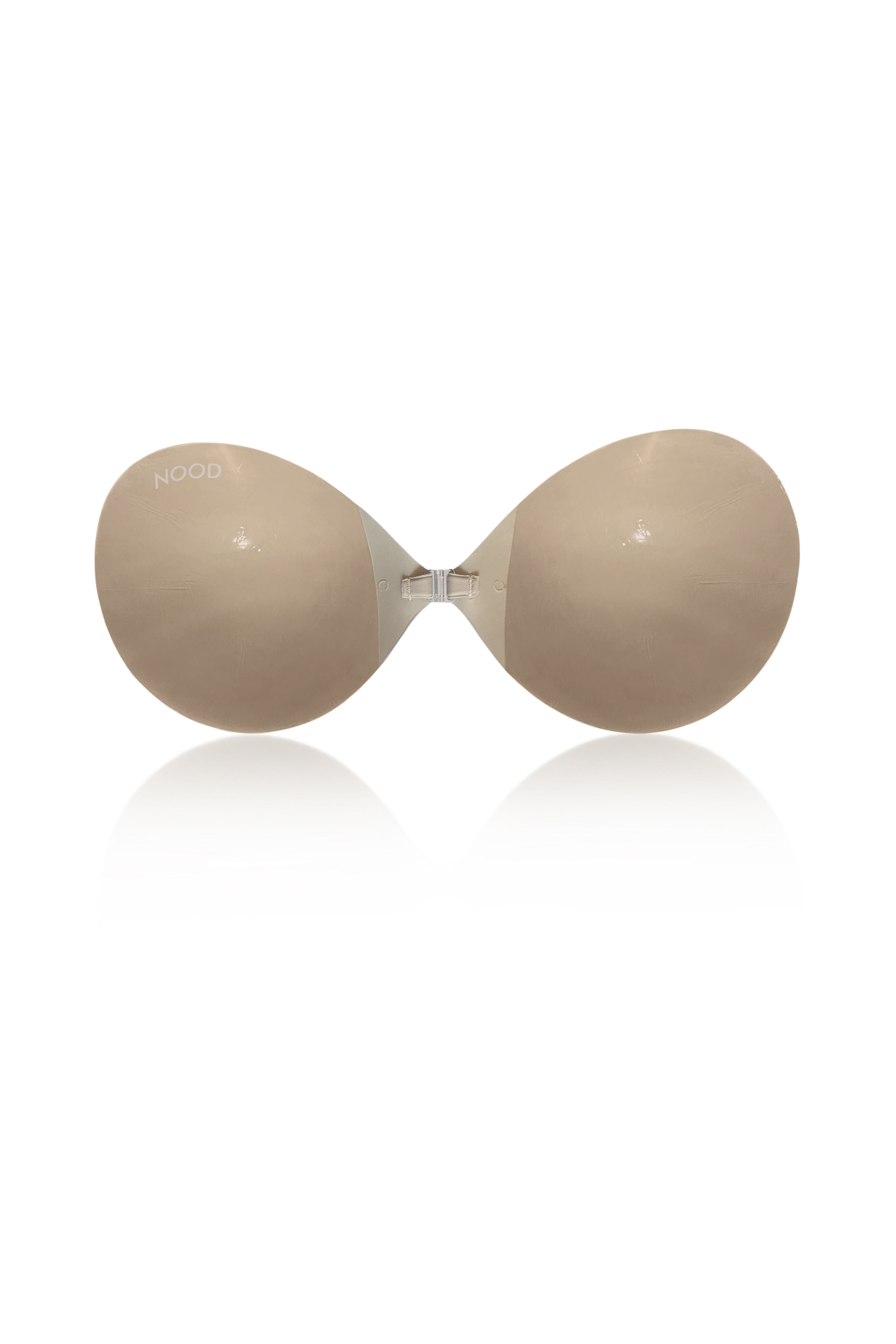 Lightly Padded Luxe Adhesive Fabric Bra, No 3 Buff / Beige, alternate image number 3