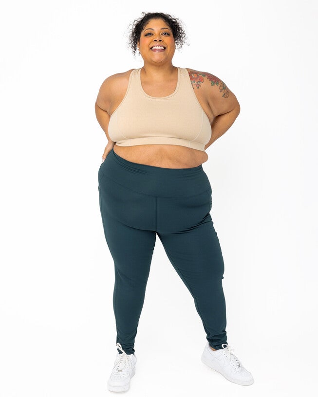 SuperHold™ Pocket Leggings, Evergreen / Forest Green, alternate image number null