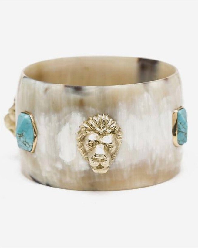 KISHINDO BANGLE IN LIGHT HORN, Light Horn / Beige, hi-res image number null