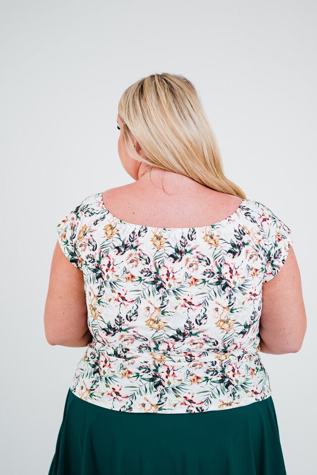 Zoey Crop Swim Top, , alternate image number null
