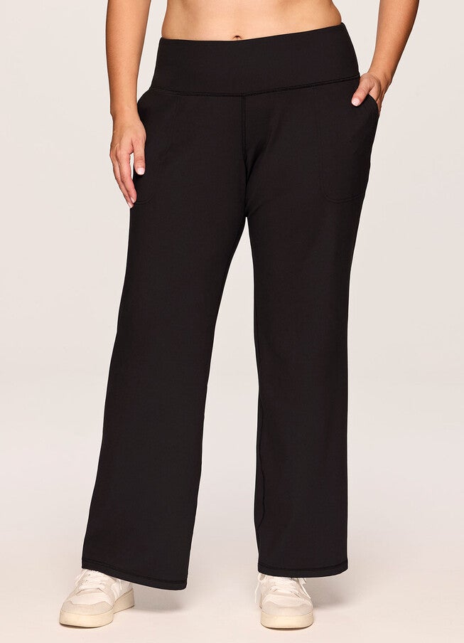 Easy Living Bootcut Pant, Black / Black, alternate image number 2