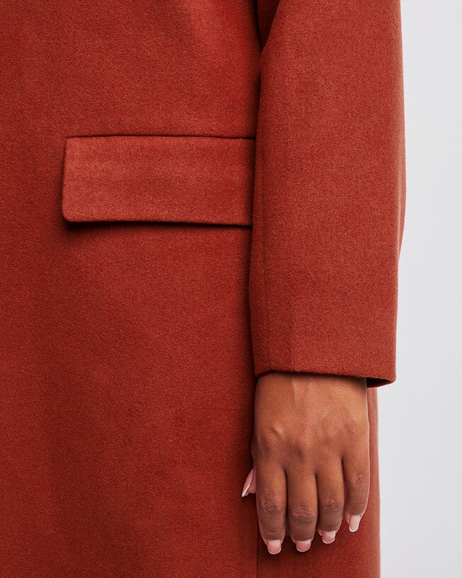 Mia Rust Full-Length Coat, , alternate image number null