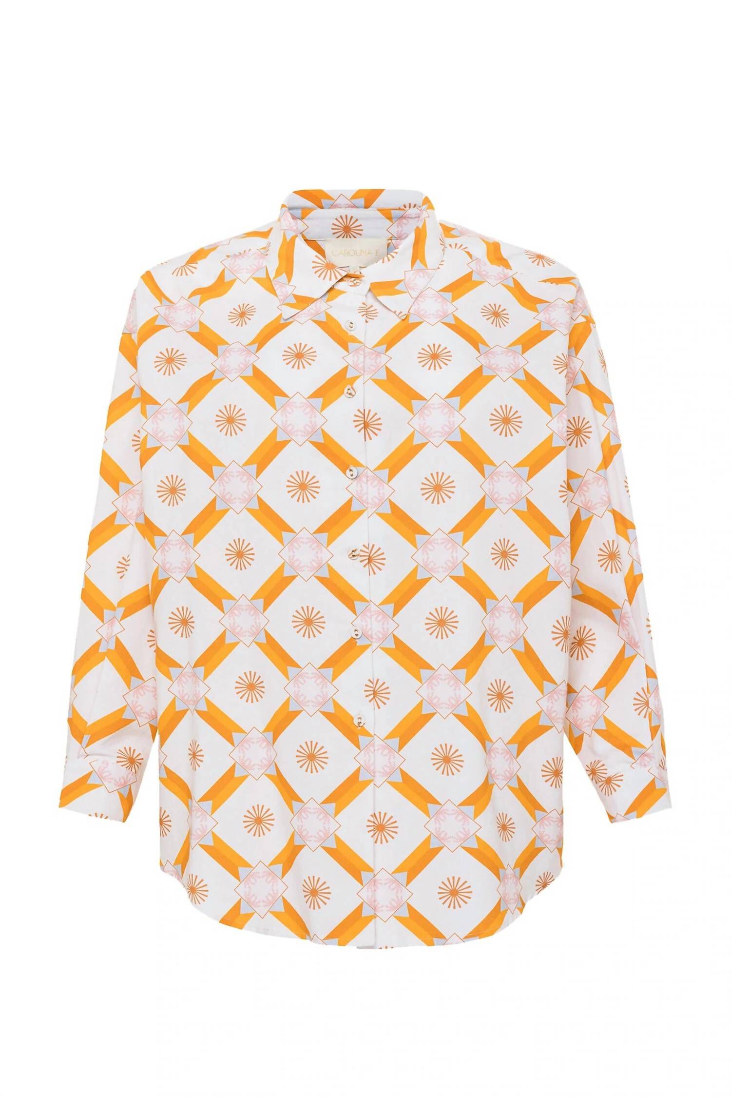 BOYFRIEND SHIRT IN SOL ELEMENTS, Sol Elements / Yellow, hi-res image number 0