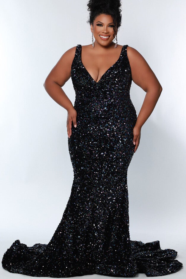 SPOILER FORMAL GOWN, Kaleidoscope / Purple, hi-res image number 0