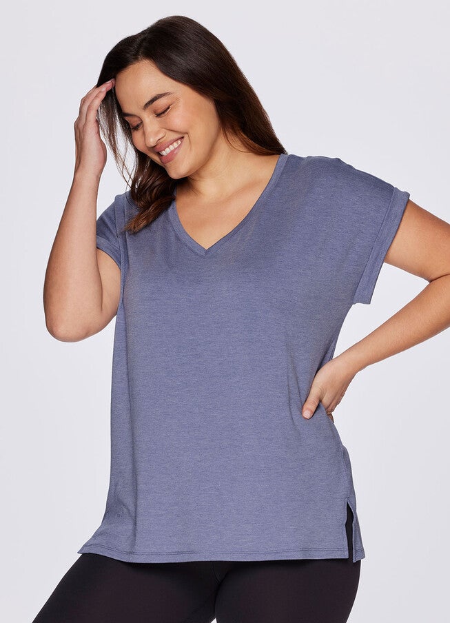 Plus Everyday V-Neck Tunic, , alternate image number 7