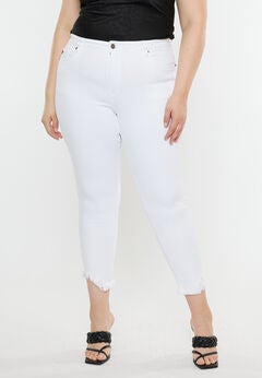 Jordana High Rise Ankle Skinny (Plus Size)