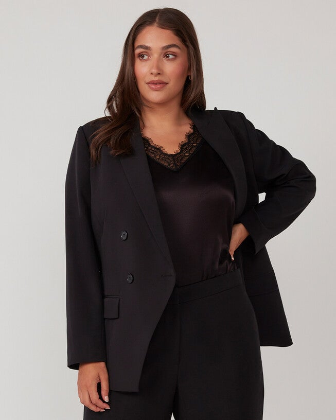Sophie Jacket, Black / Black, alternate image number 1