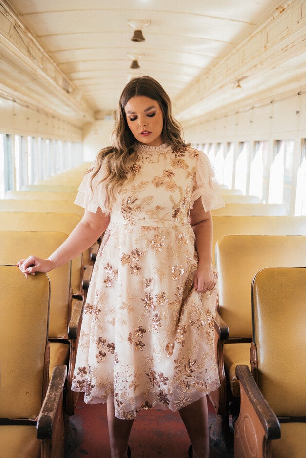 Moonlight Dress, Cream / Cream, alternate image number null
