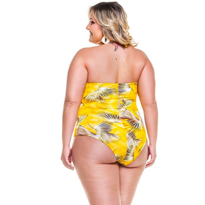 Padded Strapless Swimsuit With Removable Strap, , alternate image number null