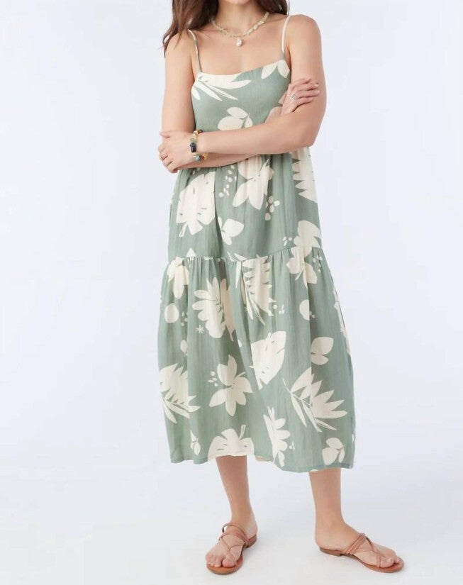 CECILY DRESS IN LILY PAD, , alternate image number null