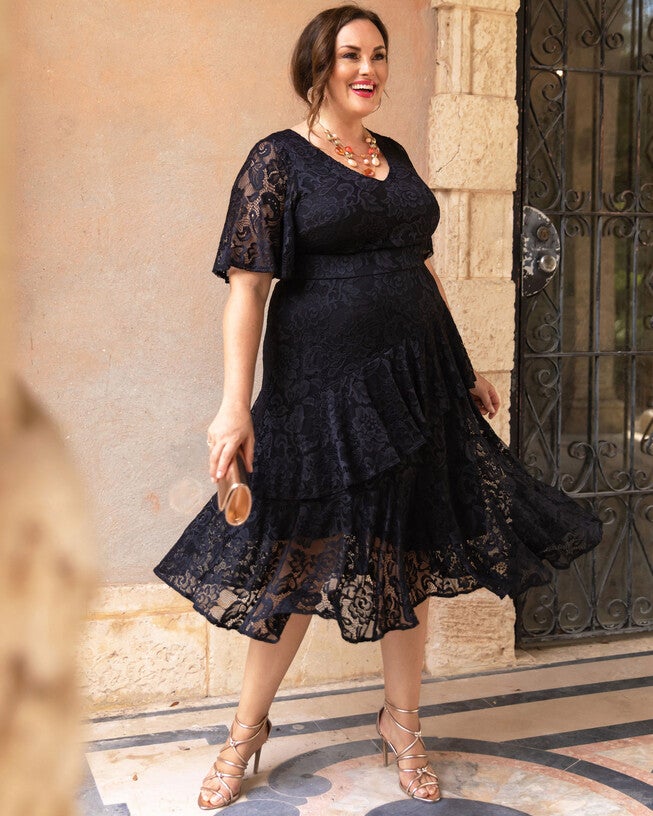 Lace Affair Cocktail Dress, , alternate image number null