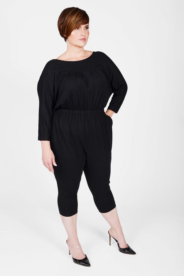 Alex Jumpsuit, Black / Black, alternate image number null