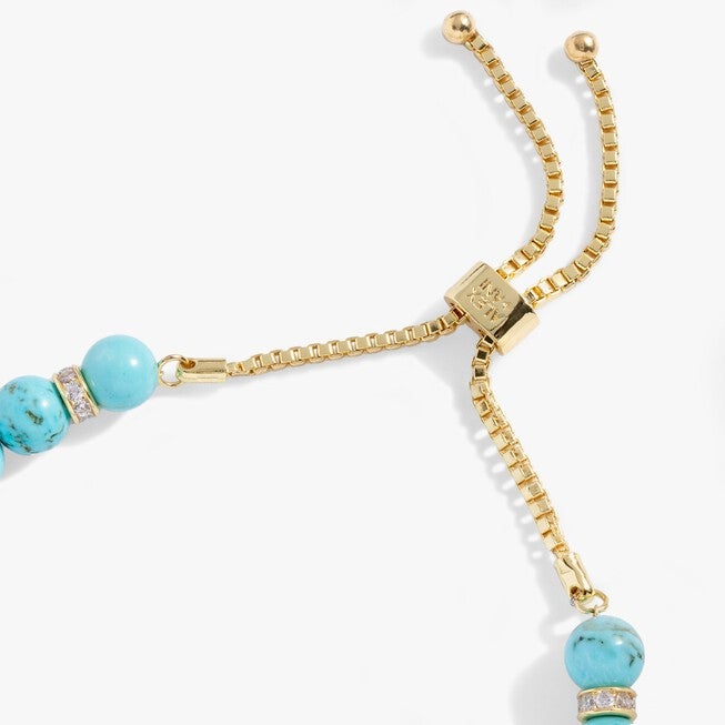 Evil Eye Bolo Bracelet, Turqouise / Turquoise, alternate image number 2