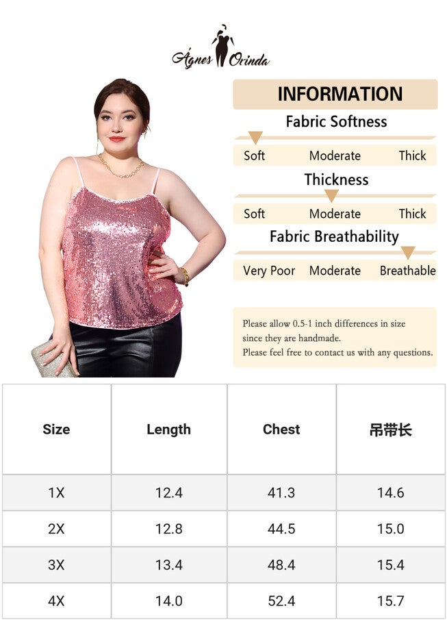 Backless Glitter Shimmer Tank Sparkle Sequin Cami Top, Pink / Pink, alternate image number 4