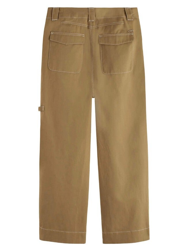 THE LIV MID RISE STRAIGHT LEG IN BROWN, , alternate image number null