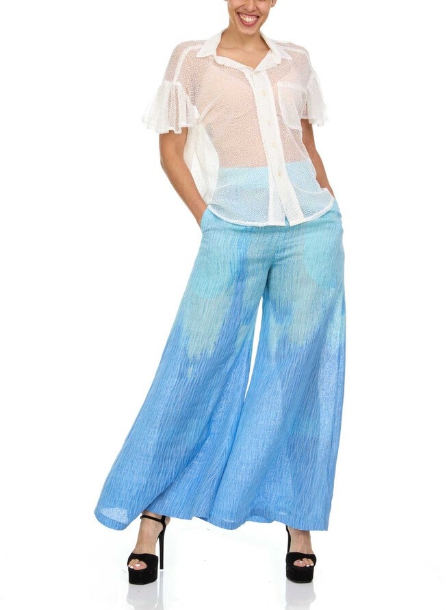 Ombre Pants, Ombre Blue / Dusty Blue, alternate image number 1