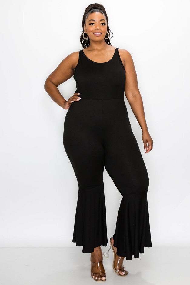 JOSIE FLARED LEG JUMPSUIT, , alternate image number 5