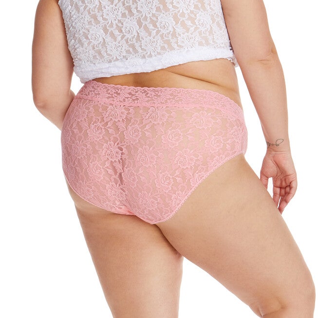 SIGNATURE LACE PLUS SIZE FRENCH BRIEF, PNKLPINK LADY / Pink, alternate image number null