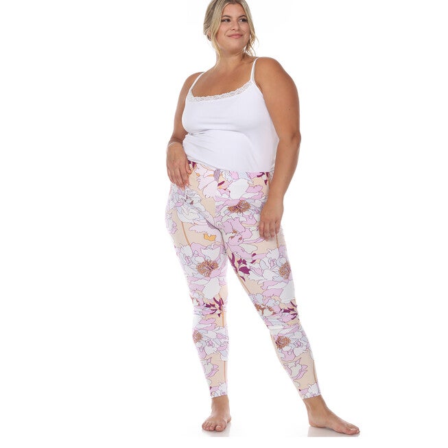 Super Soft Tropical Printed Leggings, , alternate image number null