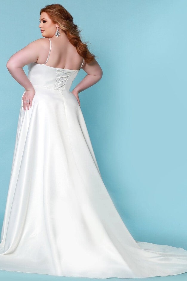CLEMENTINE WEDDING DRESS, Ivory / Ivory, alternate image number 1