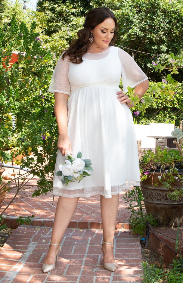 Stars A-line Wedding Dress, IVORY / Ivory, alternate image number 4