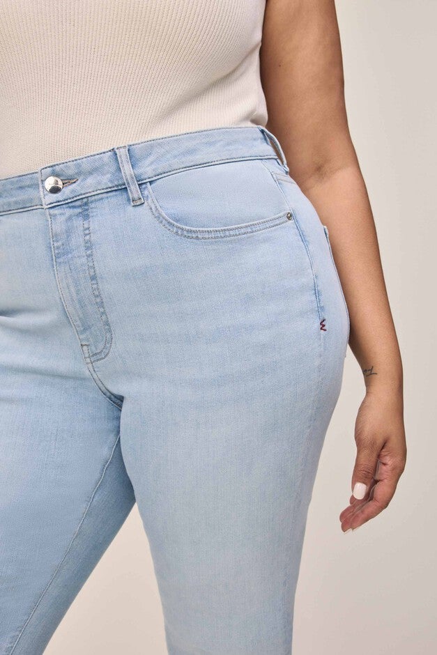 PSP PLUS - CROP BOOTCUT JEANS | CRUSH, CRUSH / Light Blue, alternate image number 3