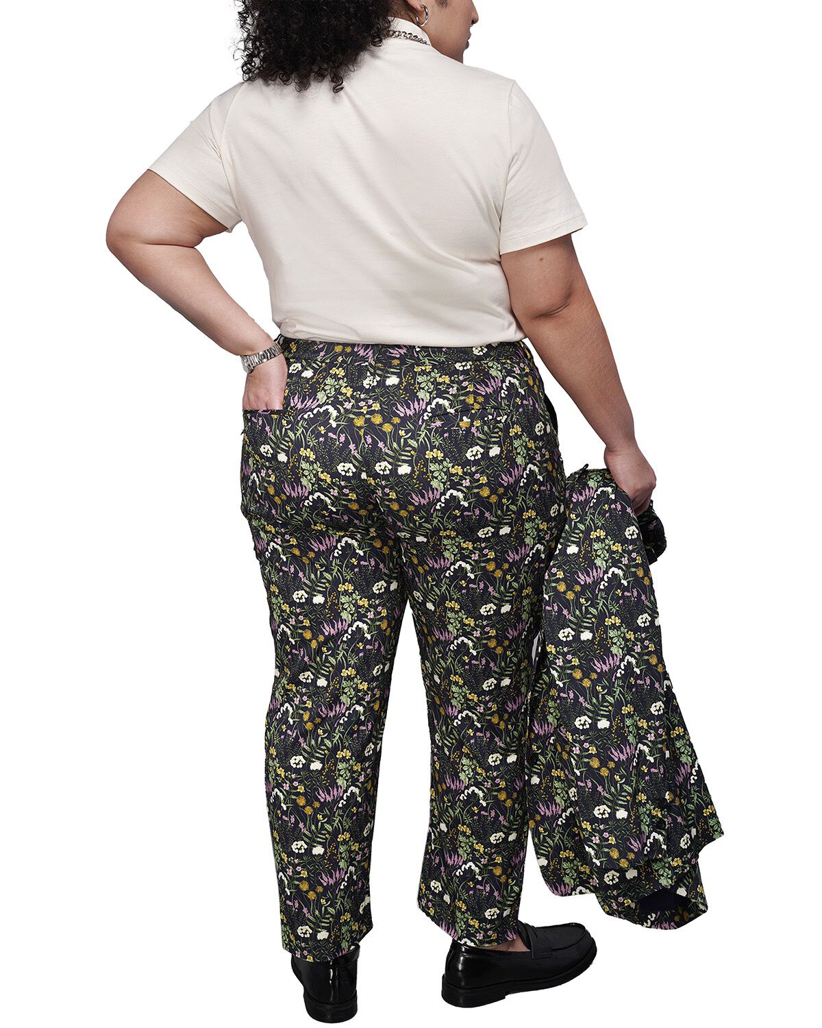 The Empower Slim Crop Pant, MEADOW NAVY / Navy, alternate image number 2