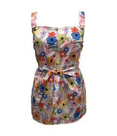 Smak Parlour Rainbow Floral Sweet & Sassy Skirted Romper