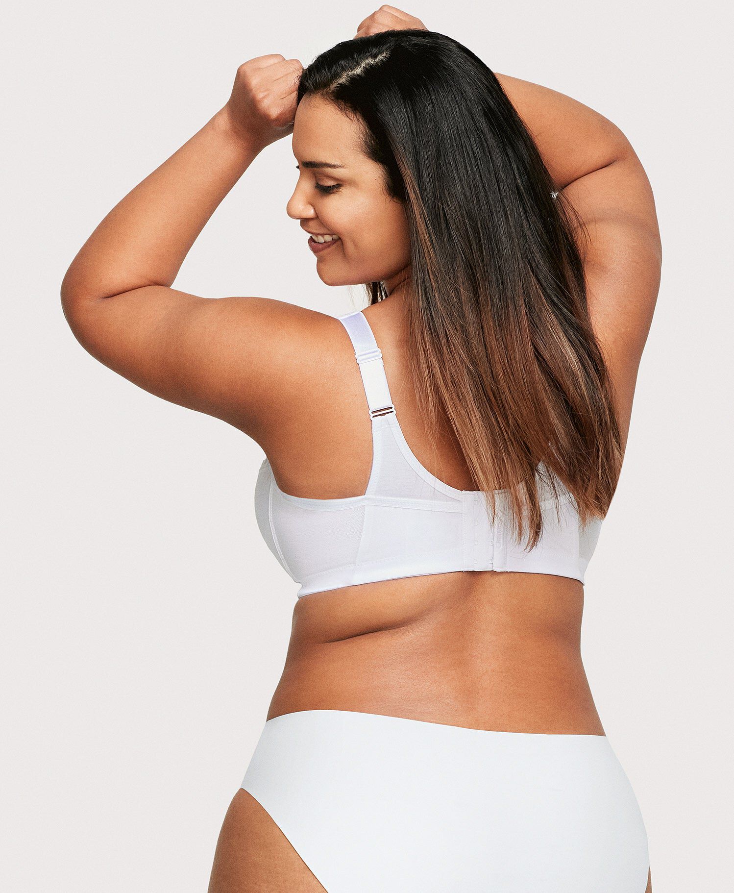 MagicLift Active Support Bra, White / White, alternate image number 3