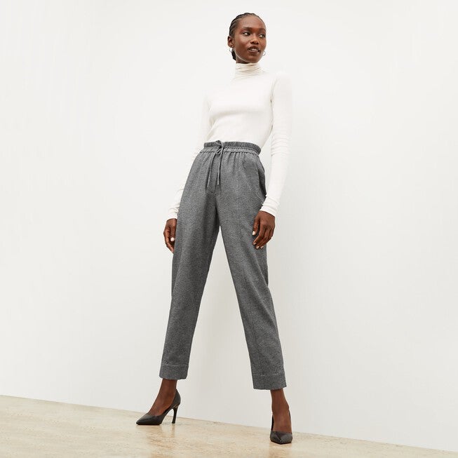 Axam Layering Turtleneck - Ribbed Pima Cotton, Ivory / Ivory, hi-res image number 0