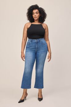 PSP PLUS - CROP BOOTCUT JEANS | WAY TO GO