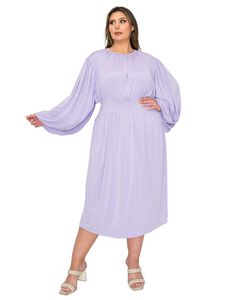 Audrey Ruched Midi Dress