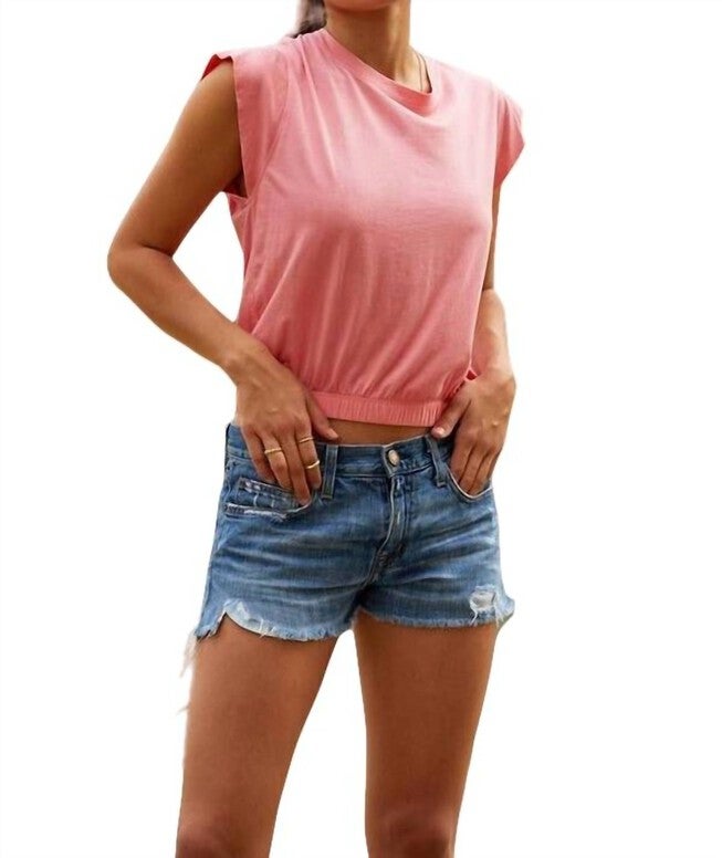 ALESSI MUSCLE TANK IN FLAMINGO, Flamingo / Pink, hi-res image number null